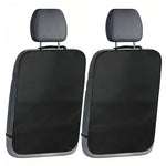 Car Seat Back Anti-Kick Pad with Storage Pocket, Universal Auto Seat Back Cover Protec close-up view