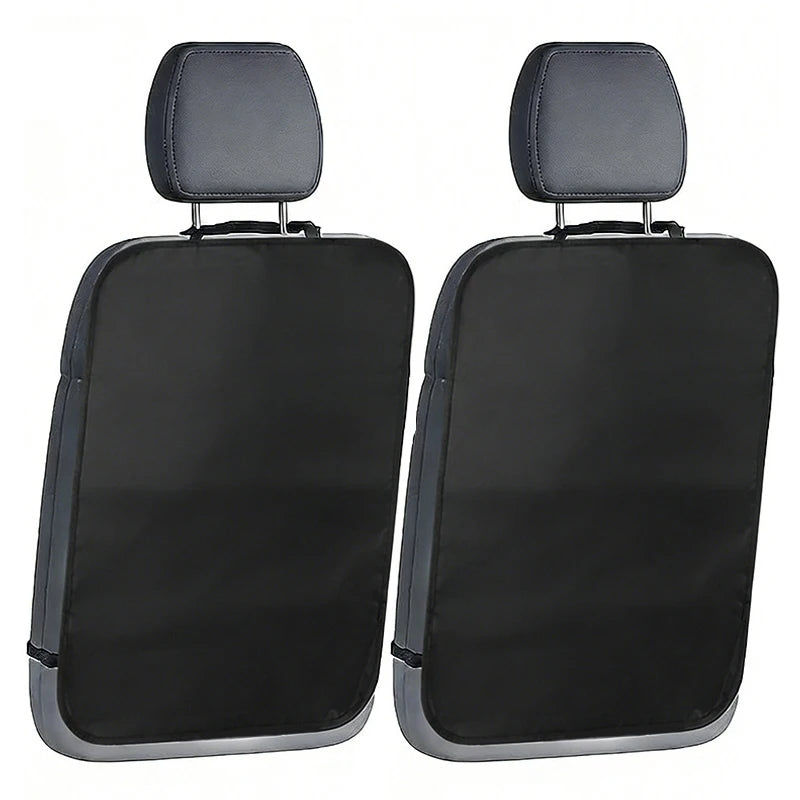 Car Seat Back Anti-Kick Pad with Storage Pocket, Universal Auto Seat Back Cover Protec close-up view