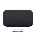 Foldable Car Windshield Sun Shade | UV Protection Interior Window Cover detail view