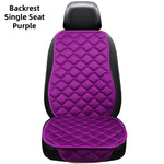 Car Seat Cushion Cover Universal Winter Warm Rear Seat Protector Three Piece close-up view