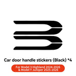 YZ Car Door Handle Wrap Cover Decorative Stickers 4Pcs | Anti-scratch ABS Protector f alternate view