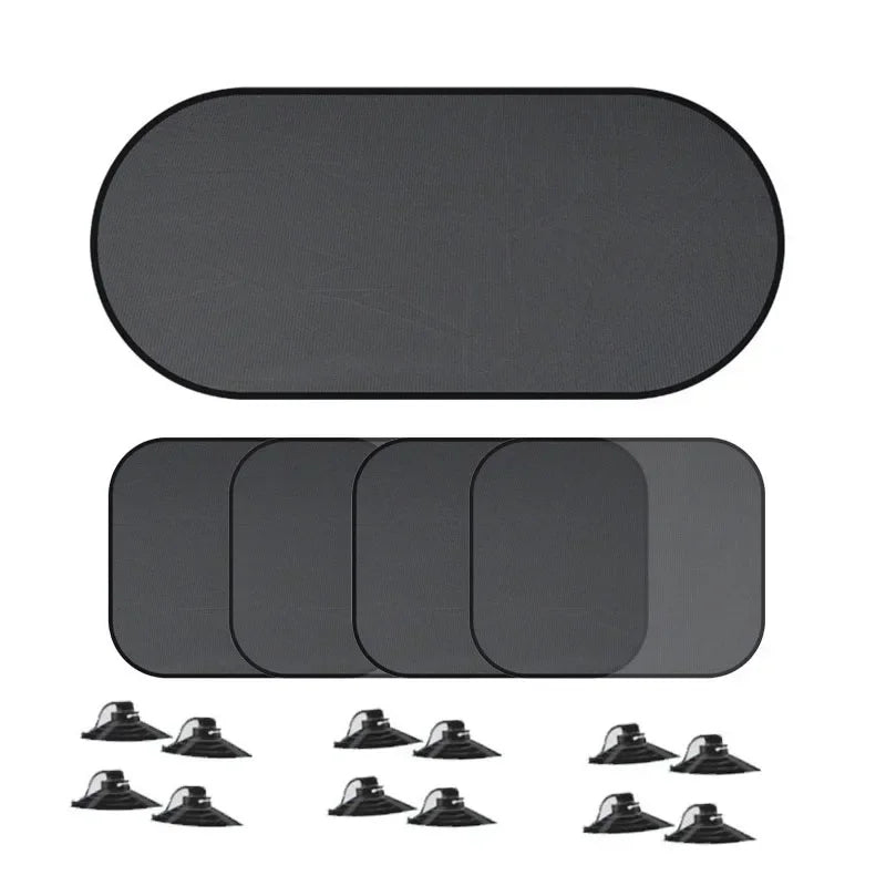 New 4PCS Car Window Sunshade Cover Block for Kids Car Side Window Shade Cling Sunshades Sun Shade Cover Visor Shield Screen Hot