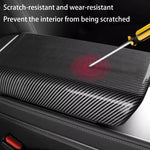Car Center Console Armrest Pad For Tesla Model Y Juniper 2025+ ABS Hard Shell Cover Auto Central Armrest Box Cover Accessories