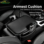 Car Arm Rest Cushion Center Console Protection Cover Auto Armrest Box Pad with Storage Pocket Car Interior Accessories