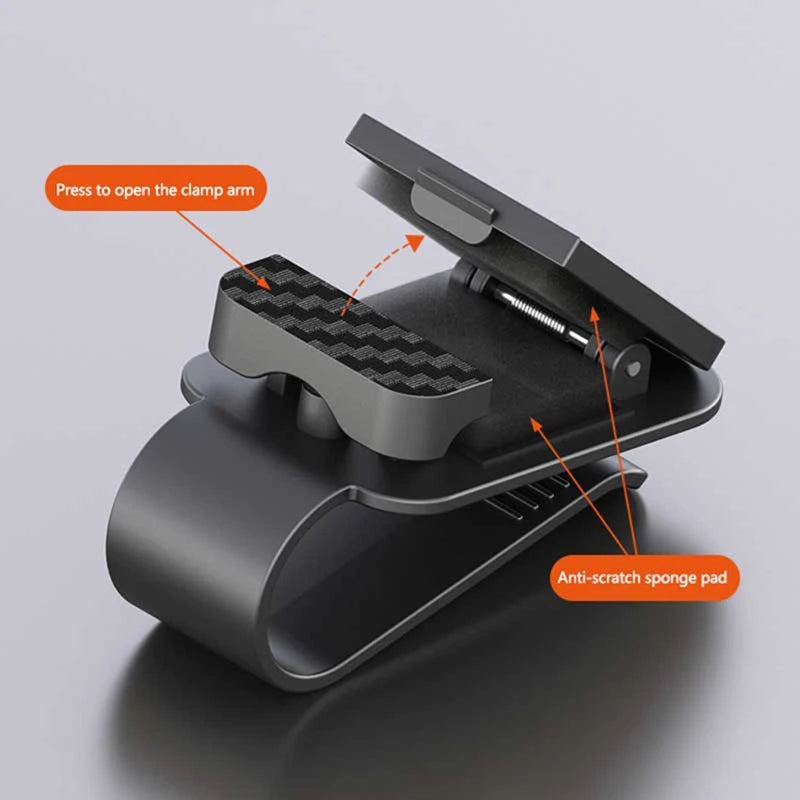Car Sunglasses Clip Sun Visor Glasses Holder Card Ticket Holder Stable Storage Clips Eyeglasses Hanger Car Interior Accessories
