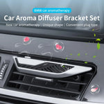 For BMW 3/5 Series X3 X5 Car Interior Aromatherapy Blade Bracket Air Outlet Aroma Diffuser Holder Auto Solid Fragrant Stick