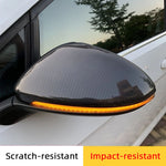 For Volkswagen VW Golf 7 MK7 7.5 GTI R GTE GTD 2013-2020 Rearview Mirror Cover Side Mirror Caps carbon fiber Car Accessories