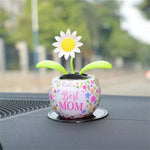 Car Decoration Swinging  Solar Power  Car Gadgets Car Dashboard Ornaments Flower Swinging Solar Powered Dancing Flower