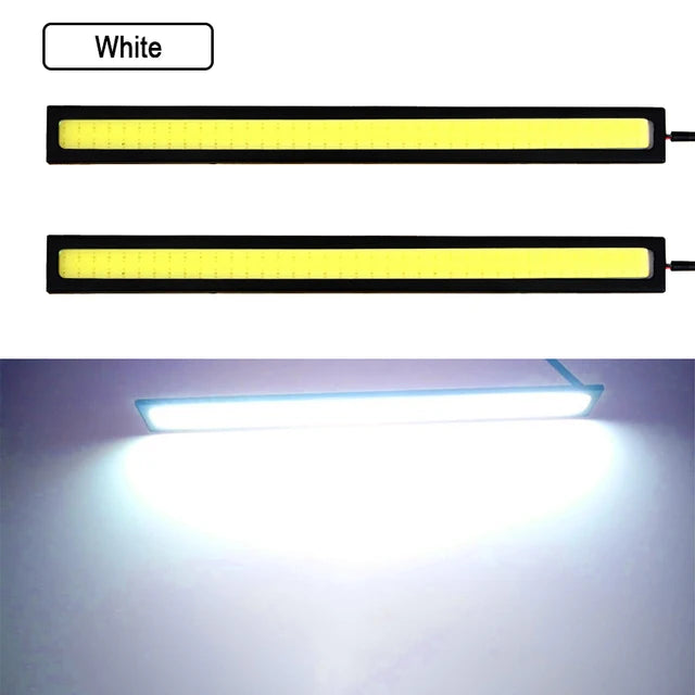 1 PCS Super Bright 17CM LED COB Fog Bulb Car DRL LED Strip Daytime Running Light bar alternate view