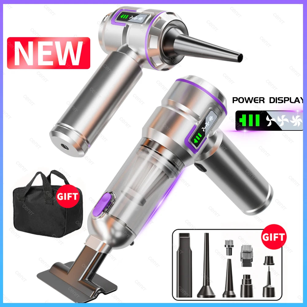 CENRR Cordless Handheld Vacuum Cleaner | 998000PA Powerful Car Vacuum with Blower