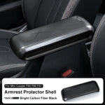 Car Center Console Stowing Tidying Armrest Box Panel Trim Cover For MINI COOPER S F additional angle