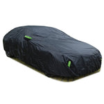 Full Car Cover with Reflective Strips | Black, Dustproof, Sunshade, Universal Fit detail view