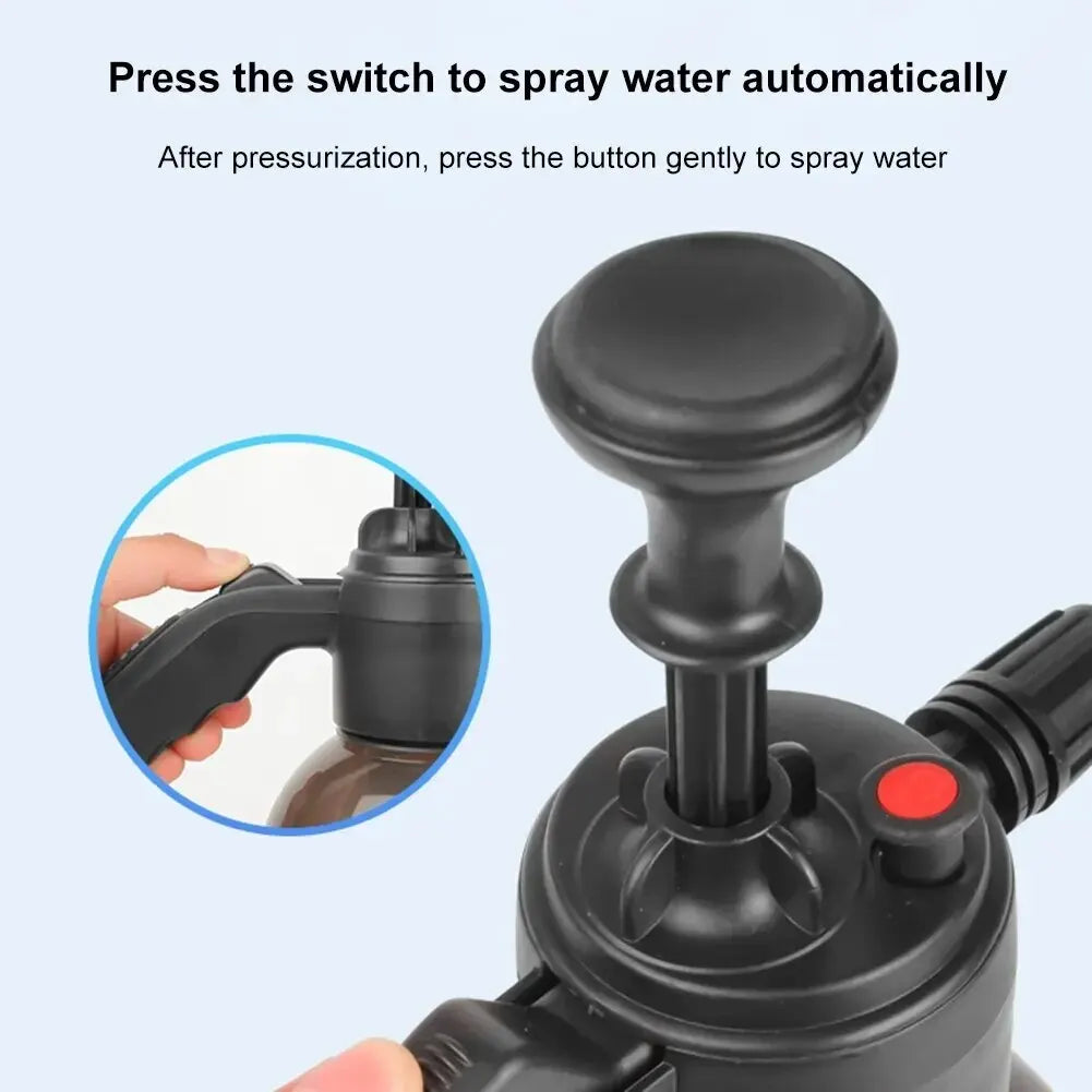 2L Handheld Foam Sprayer | Car Wash & Garden Watering Tool lifestyle view