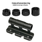 Bike Fork Mount Quick Release Thru Axle Carriers | Front Fork Block for 5x100mm 12x additional angle