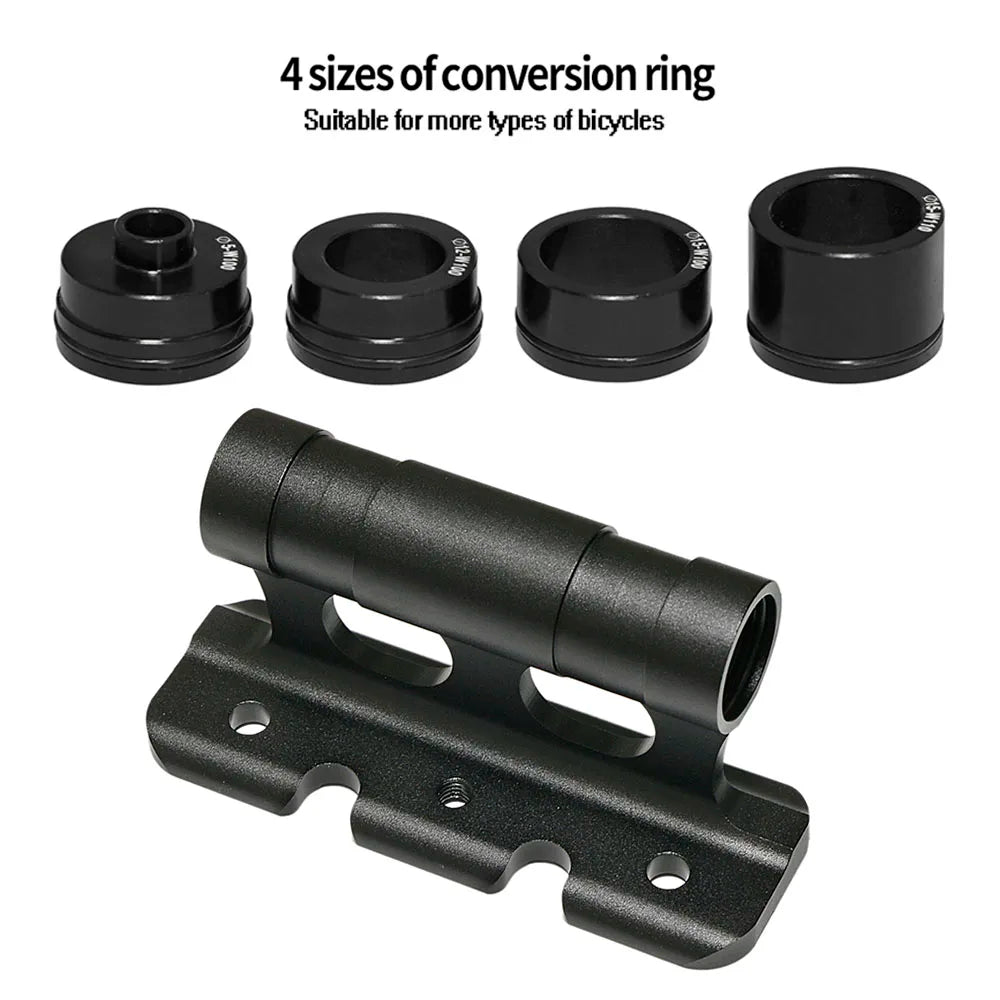 Bike Fork Mount Quick Release Thru Axle Carriers | Front Fork Block for 5x100mm 12x additional angle