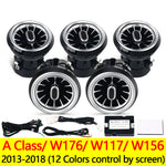 For Mercedes Benz Accessories A W176 CLA W117 C117 W156 GLA 12/64 Color Ambient LED Tu close-up view