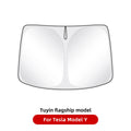 Tesla Model Y 3 Front Window Sunshade | UV Protection Glass Roof Skylight Visor alternate view