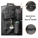 Molle Car Seat Back Organizer Storage Pouch