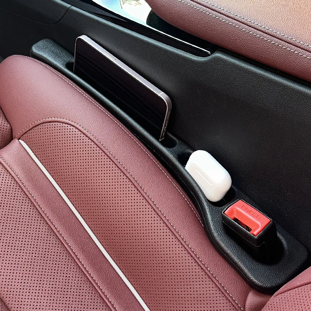 Car Seat Gap Filler Side Seam Plug Strip Leak-proof Filling Strip For All Car Model Wa close-up view