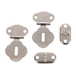 2Pair/Set Lock Hasp Hook Latch Lock Hinge Hardware Lock For Jewelry Box Diary Book Dr alternate view