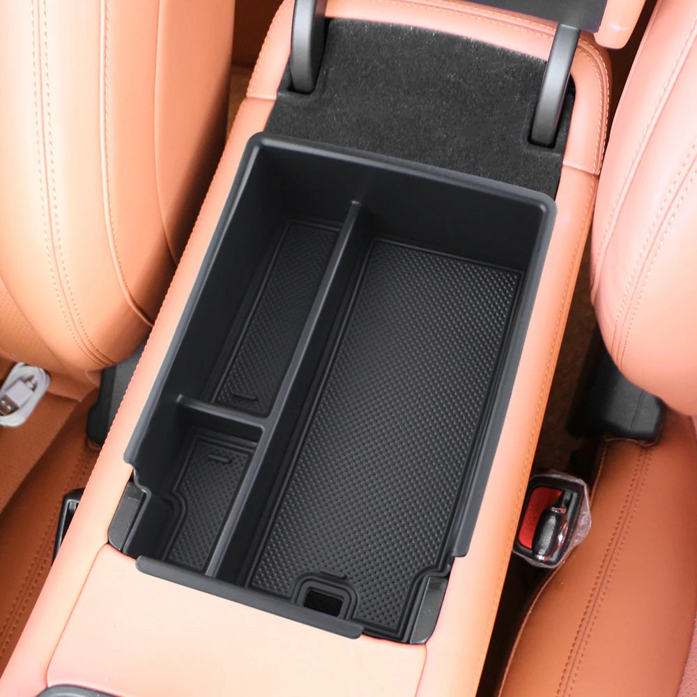 Car Armrest Storage Box for BYD Sealion 07 EV 2024 2025 2026 Center Console Tray Plate O detail view