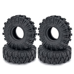 AXSPEED 4PCS 1.0" Rubber Tyres Mud Terrain Wheel Tires 50/54/58/62/64/65mm for 1/18 1/24 detail view