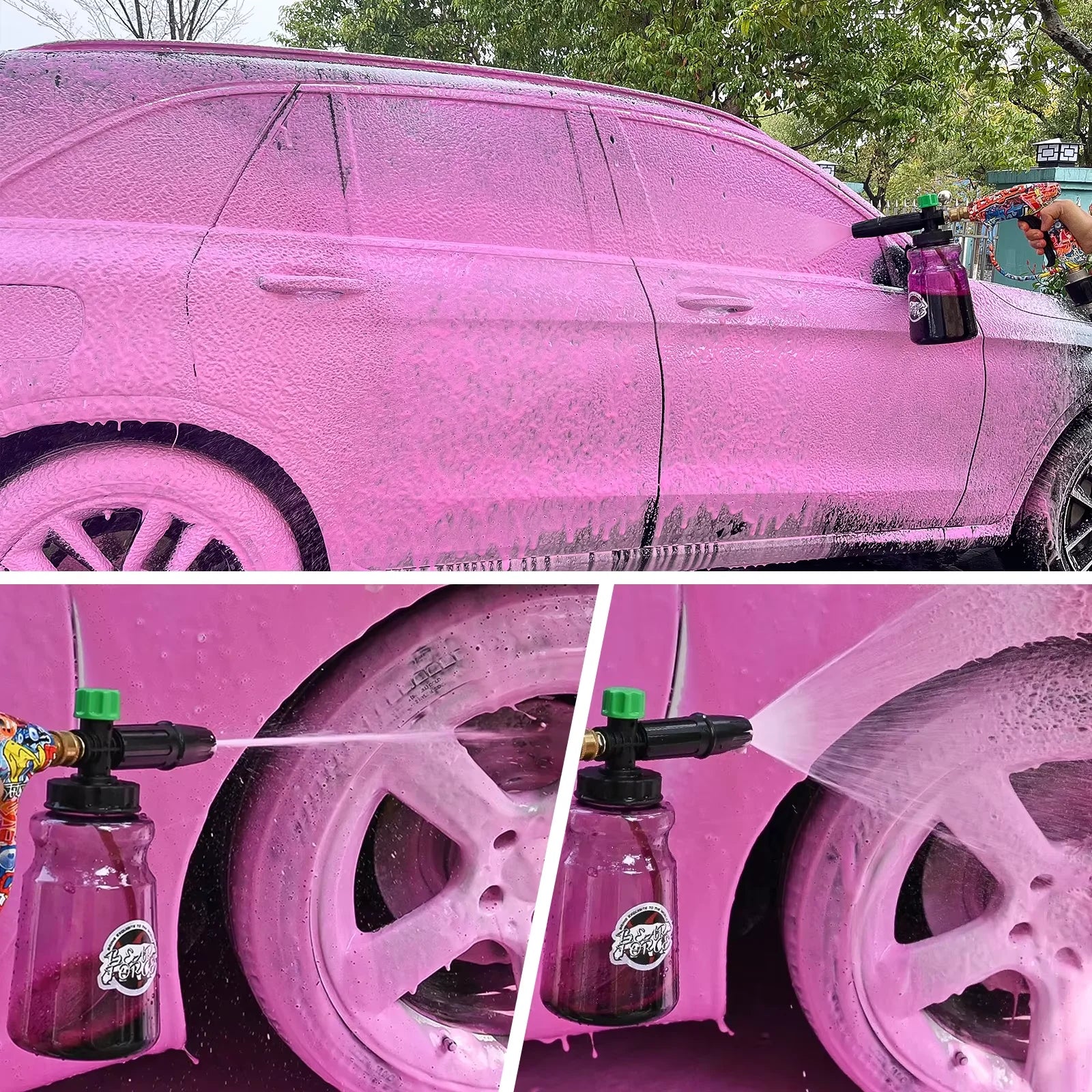 Car Wash Snow Foam Lance | Dense Foam Cannon for High Pressure Washers additional angle