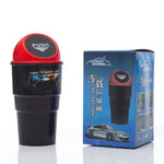 Car Cup Holder Trash Can Storage Bucket close-up view