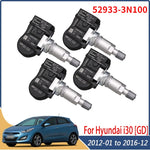TPMS Tire Pressure Sensor 4PCS 433MHZ for Hyundai Genesis Coupe Santa Fe Kia | GANGLE