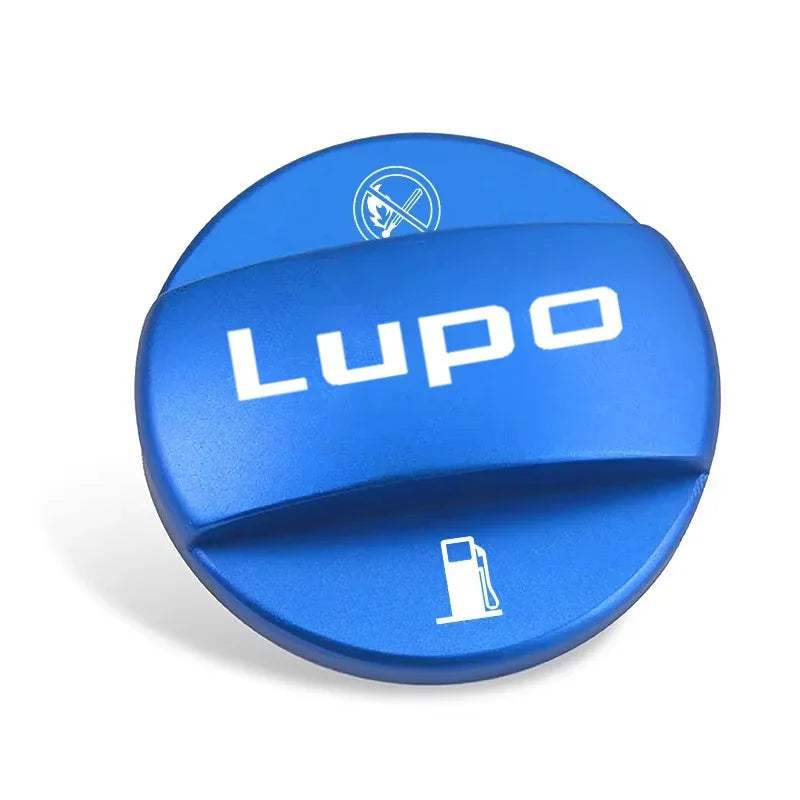 Alloy Car Fuel Cap Oil Box Lid Petrol Tank Covers For Volkswagen VW Lupo Rline Passat close-up view
