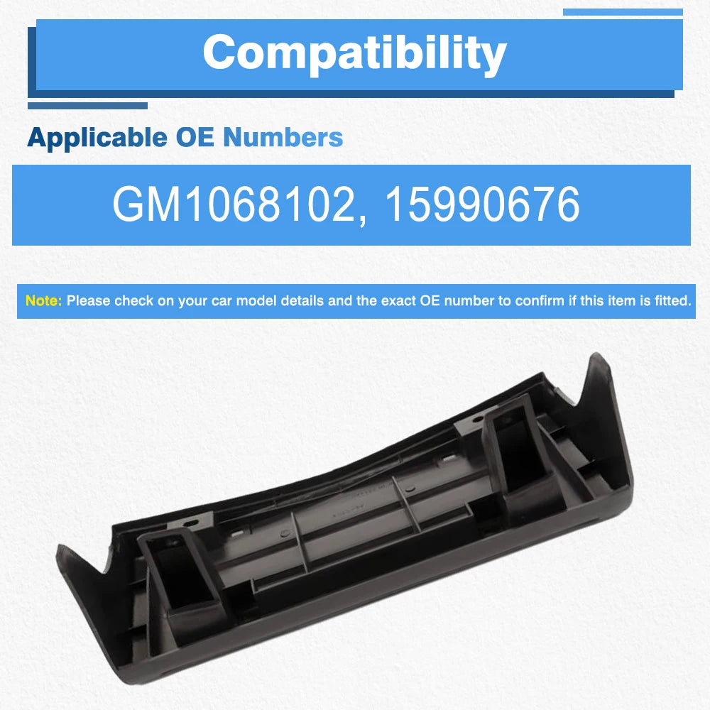 For Chevrolet GMC C1500 C2500 C3500 K1500 K2500 K3500 GMC Yukon Front Bumper License P close-up view