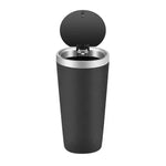 Mini Car Trash Can with Lid, Leakproof ABS Bin for Cup Holder detail view