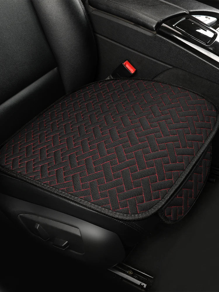 Car Seat Cushion, All Season Universal Linen Car Seat Cushion Cover, Anti Slip, Wear-Res detail view